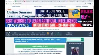 attendance Rules for Online Summer Training Program | Data Science and Machine Learning with Python