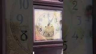 Antique New Haven Ladder Chain Grandfather Clock