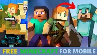 PLAY MINECRAFT ON MOBILE FREE | Best Games Like Minecraft For Mobile