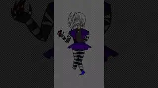 Drawing My OC Ellie In ibisPaint #shorts