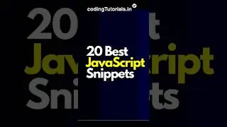 Best JavaScript Snippets | 