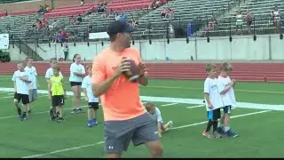 Tanney Hosts Annual Football Camp