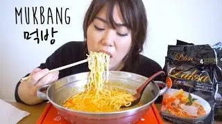 Laksa Singaporean Noodles | MUKBANG 먹방 | 싱가포르의 인스턴트 라면
