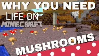 Everything About the Mushroom in Minecraft: Why Mushrooms are REALLY Important (Life on Minecraft)