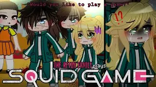 The Afton Family plays SQUID GAME || fnaf x squid game || Gacha • Feva
