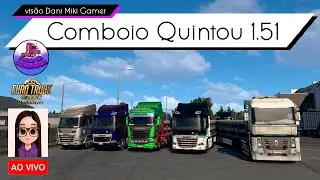 Gameplay Euro Truck Simulator 2 - Comboio 1.51 Quintou!