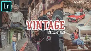 Vintage Lightroom Preset | Lightroom tutorial | Free download XMP/DNG | VINTAGE Tone 2020