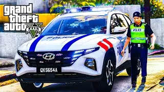 SINGAPORE POLICE FORCE PATROL DAY!!! | GTA V LSPDFR #1
