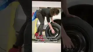 Changing a Flat Tire in Heels!