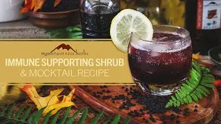 Immune Supporting Shrub & Mocktail Recipe