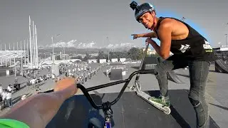 С Петей Бондарем катаем на Freestyle Show Formula-1 Сочи! Самокат & BMX