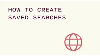 How to Create Saved Searches Using Hugo