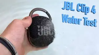 JBL Clip 4 Water Test! - 30 Mins Underwater Will It Survive?