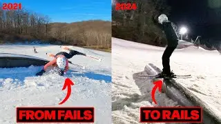 Her 3 Year Freestyle Skiing Progression!!