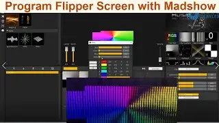 How to program led flipper pixel screen with Madshow for lighting show art exhibition lighting