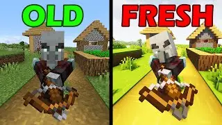 minecraft animations old vs fresh