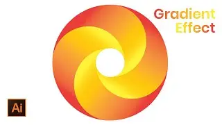 How to Design Vortex Logo - Gradients Effects in Adobe Illustrator | DesignMentor