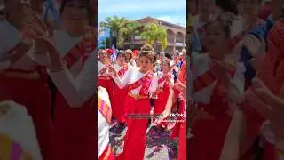 រាំវង់ style ខ្មែរ-ឡុងប៊ិច Romvong Khmerican style  #khmernewyears  #Khmerican #Sangkranta 2024