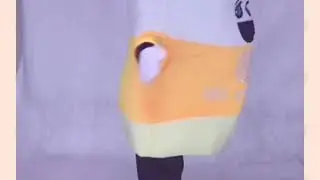 Marshmallow Mascot Costumes With Grey Hat Snack