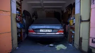 Нашли в гараже Кабана. Mercedes W140 15 лет в одних руках. Операция «Перевозчик»