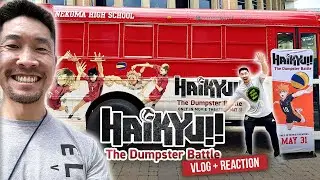 Volleyball Coach Reacts to Haikyuu The Dumpster Battle in Theater [VLOG]