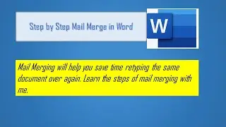 Mail Merge in Ms Word