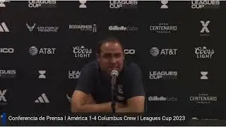 🔵🎙️ André Jardine | Club América 1-4 Columbus Crew | Conferencia de prensa | Leagues Cup 2023