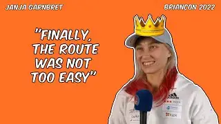 🥇 Janja Garnbret 🇸🇮 Full Climb + Interview - Briançon 2022 🇫🇷 Lead Final 🧗‍♂️