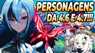 AVISO IMPORTANTE!!! Estimativa de Gemas e Personagens da 4.6 e 4.7 do GENSHIN IMPACT!!!