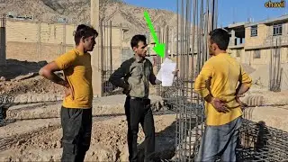 the arrival of an engineer to monitor the building and approve the concreting
