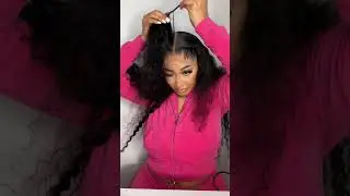 Obessessed with this curly wig!🔥🔥#shorts #ishowhair #hairstyle #wiginstall #humanhair #beauty
