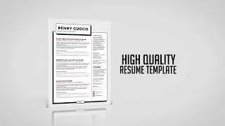 Resume Template Zonje