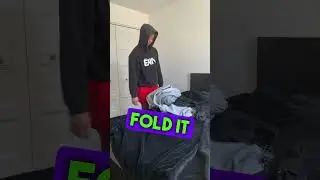 How to fold your clothes 🫡 #shorts #youtubeshorts
