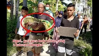 Beda pilihan caleg, 2 kuburan di gorontalo dibongkar