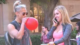 PICKING UP GIRLS WITH HELIUM!! (Hilarious)