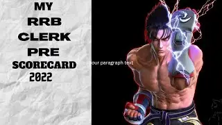 My RRB clerk pre socrecard 2022!!!