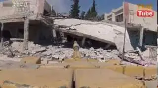 Suriye| Jobar | Keskin Nişancıların Yoğun Olduğu Bölge Tanklarla Bombalanıyor
