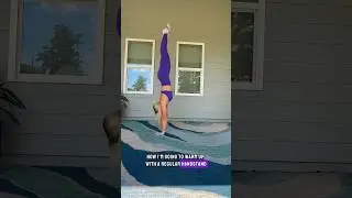 TRYING TO GET MY PRESS HANDSTAND! #shorts #calisthenics
