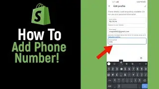 How to Add Phone Number on Shopify [NEW]