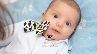 video clip botez  Cristian Daniel, povestea de increstinare intrun film de poveste. Un bebe frumusel