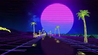 Ultra High Definition Neon Road Drive Through Relaxing Visuals 4k Screensaver