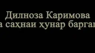 Дилноза Каримова ба сахнаи хунар баргашт 2018