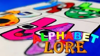 WOW! What happens if you cross the letters ALPHABET LORE ? | How to draw the ALPHABET LORE #1