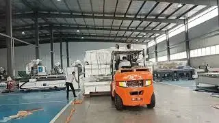 DWD CNC machine under packing.
