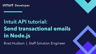Send Transactional Emails in Node.js (Intuit API Tutorial)