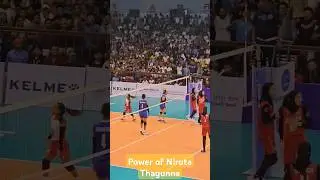 Power of Niruta Thagunna Cava Volleyball Nepal Vs Iran #volleyball #nepalvolleyball