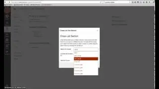 How To:  Cross List Section In Canvas