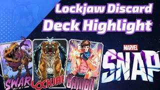 Lockjaw Discard was a favorable Gambit | Marvel SNAP Deck Highlight