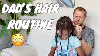 3 Kids, 1 Dad: Surviving HAIR Wash Routine While Mom's Away!!!