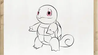SCHIGGY Zeichnen Einfach (Pokemon Zeichnen) Anfänger und Schritt für Schritt